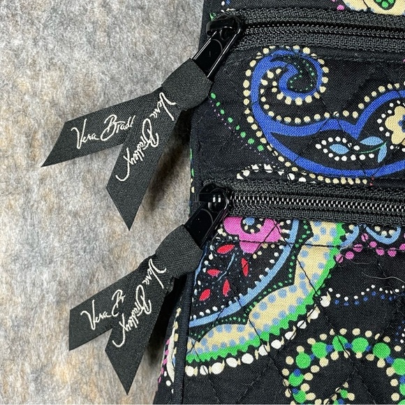 Vera Bradley Crossbody Bag Hipster Kiev Paisley Floral Adjustable Strap Pockets - Picture 5 of 16